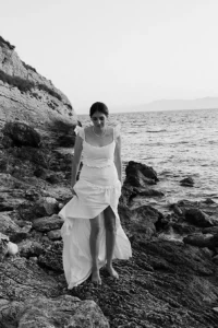 home italian wedding design gallery barefoot bride on the rocks