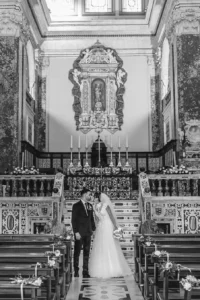 home italian wedding design gallery bride & groom in the cathedral