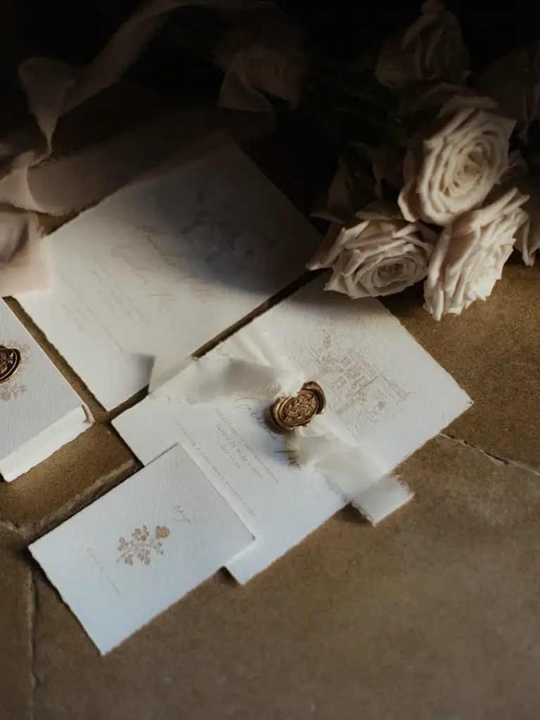 home italy wedding planning paper, ink, and history